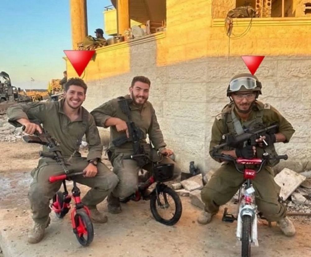 IDF stealing bikes from dead or displaced Palestinan children